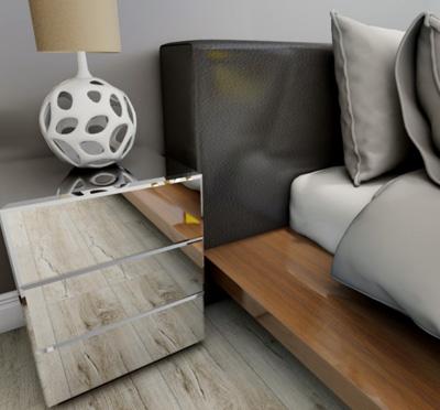 Mesa de luz espejada G73067